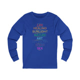 MEANING OF PRIDE UNISEX LONGSLEEVE T-SHIRTS