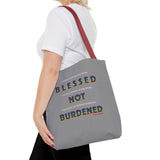 BLACK WOMAN RAINBOW TOTE BAG