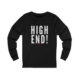 HIGH END WHITE UNISEX LONGSLEEVE T-SHIRTS