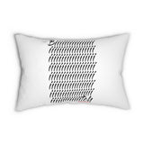 BITCH_black LUMBAR PILLOW