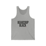 BEAUCOUP BLACK - BLACK UNISEX TANK TOP