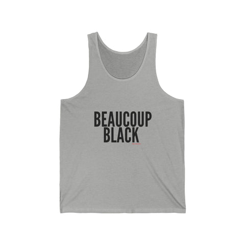 BEAUCOUP BLACK - BLACK UNISEX TANK TOP