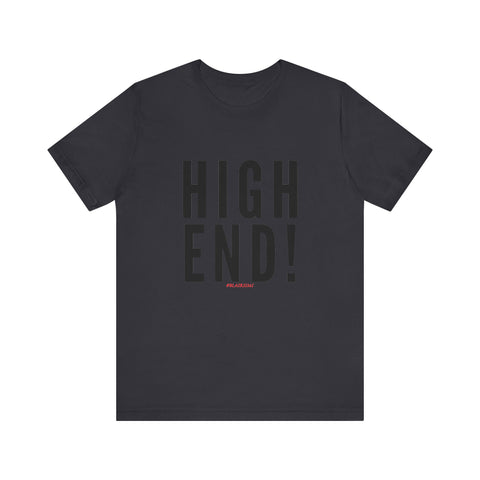 HIGH END BLACK UNISEX SHORT SLEEVE T-SHIRTS