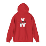 V EAUX IV - WHITE W/ BLACK EAUX UNISEX HOODIE