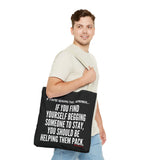 HELP THEM PACK TOTE BAG