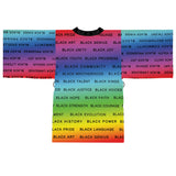 BLACK MAGIC RAINBOW BLACK  KIMONO