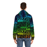 EAUX - RAINBOW AOP ZIP HOODIE