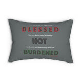 BLACK QUEER RBG LUMBAR PILLOW