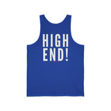 HIGH END WHITE UNISEX TANK TOP