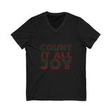 COUNT IT ALL JOY-RBG UNISE V-NECK T-SHIRTS