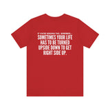 UPSIDE DOWN UNISEX SHORT SLEEVE T SHIRTS