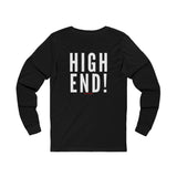 HIGH END WHITE UNISEX LONGSLEEVE T-SHIRTS