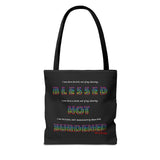 BLACK MAN RAINBOW TOTE BAG