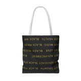 BLACK MAGIC - BLACK GOLD TOTE BAG