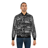 EAUX WHITE AOP MEN'S BOMBER JACKET