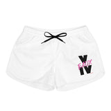 V EAUX IV - BLACK W/ PINK EAUX WOMEN'S CASUAL SHORT