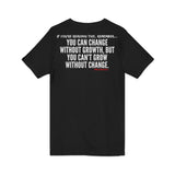 GROWTH AND CHANGE UNISEX V-NECK T-SHIRTS