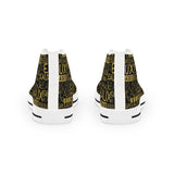 EAUX - GOLD HI-TOP SNEAKERS - WHITE SOLE
