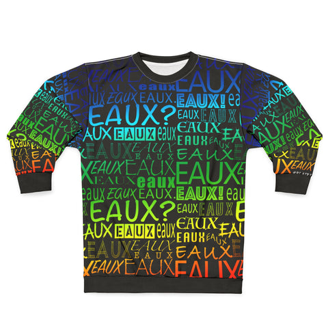 EAUX - RAINBOW AOP UNISEX SWEATSHIRT