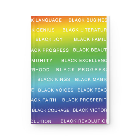BLACK MAGIC RAINBOW WHITE JOURNAL