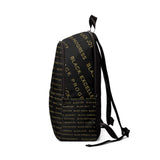 BLACK MAGIC - BLACK GOLD BOOKBAG