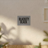 BLACKITY BLACK - BLACK CANVAS ART