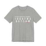 IDGAF UNISEX SHORT SLEEVE T-SHIRT