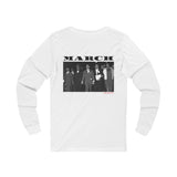 MARCH - BLACK UNISEX LONG SLEEVE T-SHIRT