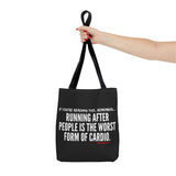 Funny Quote Tote Bag - Perfect for Gym Lovers, Fitness Gifts, Shopping, Casual Use, Inspirational Quotes