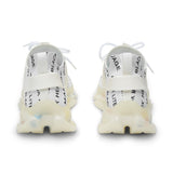 BLACK MAGIC - BLACK LETTERS MESH SNEAKERS