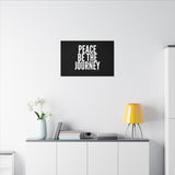 PEACE BE THE JOURNEY WHITE CANVAS ART