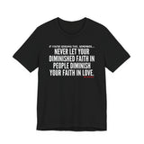 DIMINISHED FAITH UNISEX SHORT SLEEVE T-SHIRT