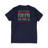 FRIENDLY REMINDER UNISEX V-NECK T-SHIRT