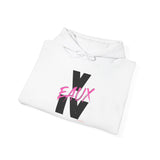 V EAUX IV - BLACK W/ PINK EAUX UNISEX HOODIE