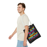 BLACK GAY PROUD TOTE BAG