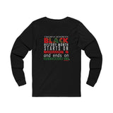 FRIENDLY REMINDER UNISEX LONG SLEEVE T-SHIRT