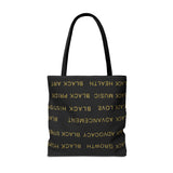 BLACK MAGIC - BLACK GOLD TOTE BAG