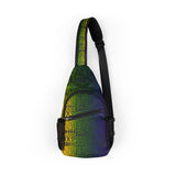 EAUX - BLACK ON MARDI GRAS SLING BAG