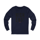 HIGH END BLACK UNISEX LONG SLEEVE T-SHIRTS