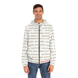 BLACK MAGIC - GOLD LETTERS AOP ZIP HOODIE