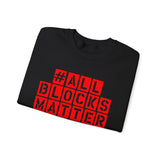 ALLBLOCKSMATTER_Red UNISEX SWEATSHIRT