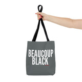 BEAUCOUP BLACK - WHITE TOTE BAG
