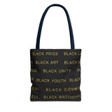 BLACK MAGIC - GOLD LETTERS TOTE BAG