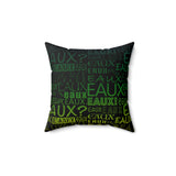 EAUX- MARDI GRAS THROW PILLOW