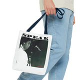 SPEAK - BLACK TOTE BAG