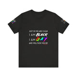 BLACK GAY FUP WHITE UNISEX SHORT SLEEVE T-SHIRTS
