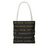 BLACK MAGIC - BLACK GOLD TOTE BAG