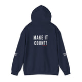MAKE IT COUNT UNISEX HOODIE