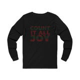 COUNT IT ALL JOY-RBG UNISEX LONG SLEEVE T-SHIRTS
