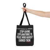 EXPLANATION TOTE BAG